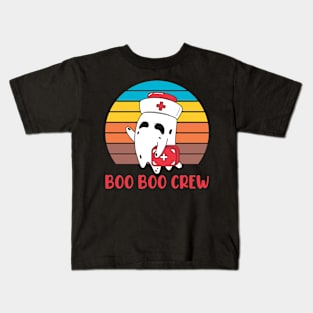 Boo Boo Crew Nurse Shirts Halloween Nurse Shirts for Women Kids T-Shirt